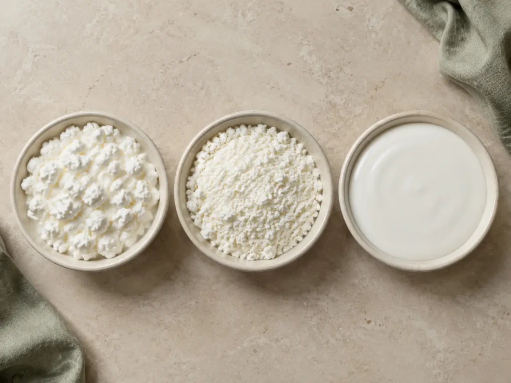cottage-cheese-requeson-yogur-griego-comparacion